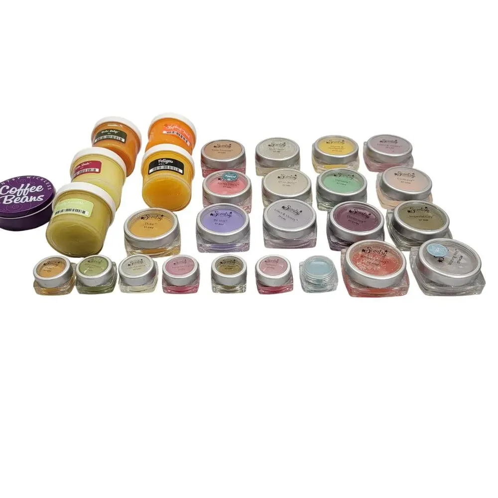 Scentsy Mixed Fragrance Tester Pots Tin Lot 28pc Retired Scents Duke Peligro